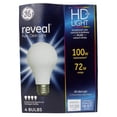 thumbnail image 5 of GE Lighting Reveal 72-Watt Light Bulb 4 ea (Pack of 2), 5 of 7
