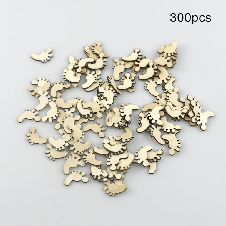 Irene Inevent 50pcs Wood Rounds with Bark DIY Natural Unfinished Round  Wooden Ornaments for Crafts Painting Arts Bedroom Fir Pieces Home Decor 