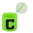 thumbnail image 4 of Captain Armband Adjustable Elastic Soccer Captain's Arm Band, Fluorescence Green, 5 Pack, 4 of 5