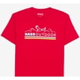 thumbnail image 2 of BASS OUTDOOR Mens Cotton Logo Graphic T-Shirt, 2 of 3
