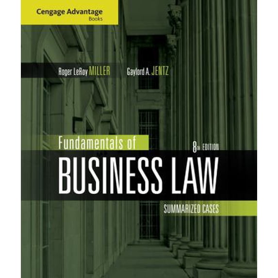 Pre-Owned Fundamentals of Business Law: Summarized Cases (Paperback) 0324595735 9780324595734