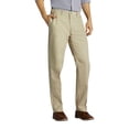 thumbnail image 6 of Lee Men's Total Freedom Stretch Relaxed Fit Flat Front Pant, Sand, 42W x 32L, 6 of 6