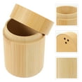 thumbnail image 2 of ELAYARD Bamboo Toothpick Holder Dispenser Light Brown for Kitchen Storage Use, 2 of 10