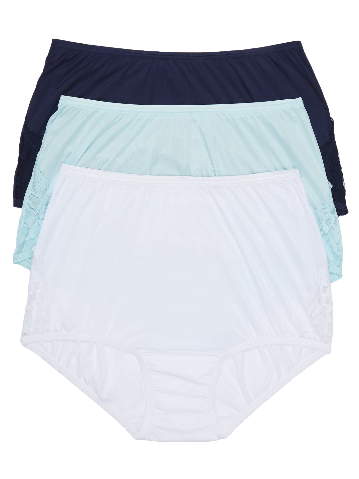 Charlotte Mall Vintage Vanity Fair Nylon Panties with Lace Trim Briefs