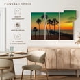 thumbnail image 4 of Elephant Stock California Beach Dock Wall Art - Horizontal Multi Panel Canvas - Living Room Wall Decor - Nautical Multi Panel - Teal And Orange Decor - 74" x 48", 4 of 4