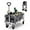 Gray, variant on GFNXYI Collapsible Wagon, Beach Wagon with Big Wheels for Sand, Grocery All-Terrain Wheels Garden Grocery for Shopping Park Picnic, Camping, Beach Trip