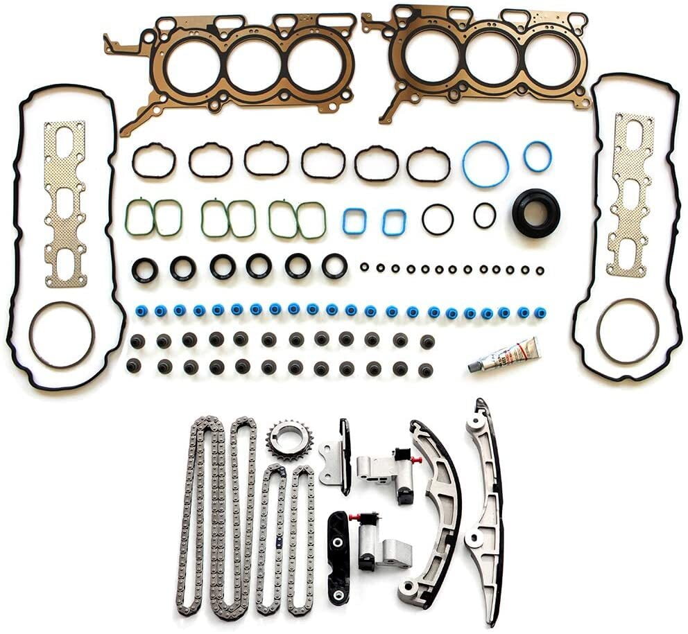 ECCPP Engine Timing Chain Kit Fits Ford Mazda Lincoln Edge MKX 3.5 3.7L 