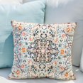 thumbnail image 5 of Boho Throw Pillow Covers 18x18 inch Set of 2 Monaco Rug Carpet Double Sided Pattern Cotton Soft Pillow Case Cushion Cover Pillowcase for Couch Sofa Bed Decorative(Orange), 5 of 6
