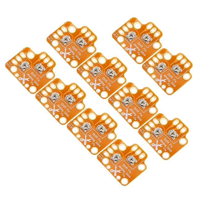 Estink Carte de Réparation de Dérive de Joystick de Manette PCB 10 Pcs Compatible PS5 S X Contrôleur Or