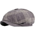 thumbnail image 3 of CoCopeaunts Newsboy Caps for Men Fashion Plaid Octagonal Hat with Elastic Flat Cap Women British Style Berets Vintage Painter Hat, 3 of 8