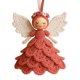 thumbnail image 2 of Adorno Navideño de Niña de Ganchillo | Colgante de Lana Tejido a Mano | Preciosa Decoración Navideña de 14 Cm | Accesorio para Árbol de Navidad | Regalo para Decoración Del Hogar y Celebraciones de T, 2 of 6