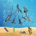thumbnail image 3 of Juego de 10 piezas de juguete de decoración de aprendizaje Sunnimix modelo de animales marinos de plástico, 3 of 7