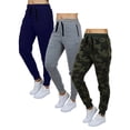 thumbnail image 1 of 3-Pack Women's Fleece Loose-Fit Jogger Sweatpants (S-2XL), 1 of 11