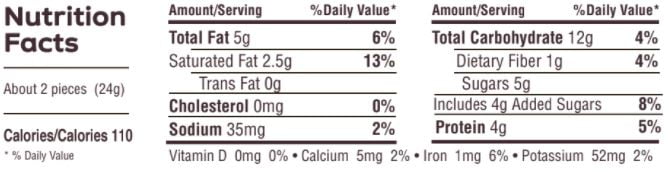 The GFB Coconut Cashew Crunch Bites, 4 Ounce -- 6 per case.