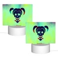 thumbnail image 2 of Harley Quinn Logo Acrylic Night Light Adjustable 3 Light Modes USB Cable Lamp Light Display Base Rectangular LED Light For Bookshelves Desk Bedside Tables Bedroom Child Room, 2 of 9
