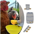thumbnail image 4 of 5 Piezas, Bebedero para Gallinas, Kit de Bebedero Automático para Gallinas, Bebederos Automáticos para Pollos, Adecuado para Aves, Aves de Corral, Palomas, Pollos, Patos-scntcv, 4 of 4