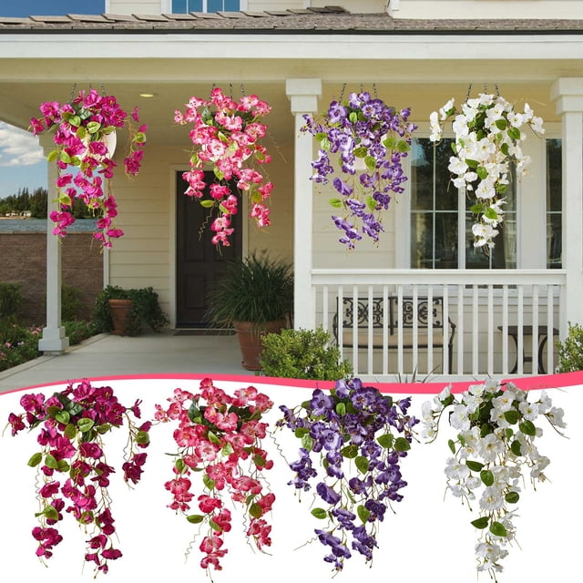 Rama de Manzano Silvestre para Colgar En La Pared, Rosa Artificial, Flor para Mesa de Comedor, Decoración Del Hogar, Arreglo de Flores de Ratán de Seda, Simulación de Begonia de Larga Duración y Fáci