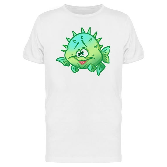 Green Fish Hedgehog Tee Men's -Image by Shutterstock