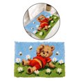 thumbnail image 4 of Kit de Gancho de Pestillo de Alfombra Bordada, Fabricación de Alfombras de Ganchillo, Alfombrilla de Cojín DIY, Oso de Gato Sunnimix Kits de enganche para alfombras, 4 of 8