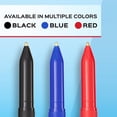 thumbnail image 3 of Paper Mate Ballpoint Pens, Write Bros. Black Ink Pens, Medium Point (1.0mm), 12 Count, 3 of 7