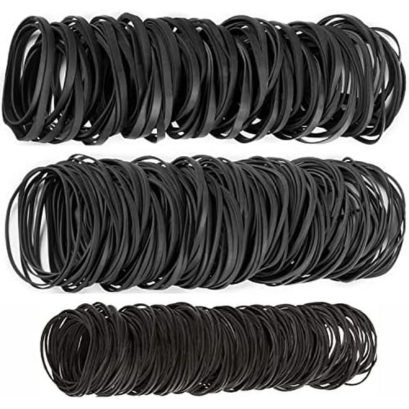 Rubber Bands Assorted Sizes - Tactical Rubber Bands 3 Sizes #64 & #33 for Home, Money, File Folders - Strong Elastic - 0.5 lb/227g$$Office