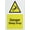 Warning Sign 3, variant on Slow Down - No Dust Warning Security Outdoor Sign - 8"x12", Reflective, Weatherproof - Construction Site, Dirt Road, Quarry, Mining Area