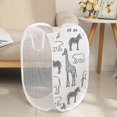 thumbnail image 1 of Lint Remover, Foldable Laundry Basket in Breathable Mesh, Storage Bag for Everyday Clothes, 1 of 1