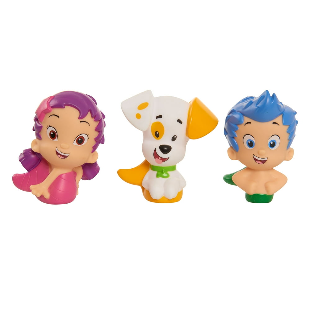 Bubble Guppies Bath Squirter 3Pack Oona, Gil, & Bubble Puppy