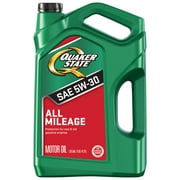Quaker State All Mileage Synthetic Blend 5W-30 Motor Oil, 5 Quart