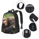 thumbnail image 2 of Balery Daisy Sleeping Sloth Mochila para hombre y mujer - Tela Oxford 600D resistente - Gran capacidad, resistente al agua, ideal para la escuela, viajes y senderismo, 2 of 6