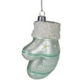 thumbnail image 3 of Northlight Baby's 1st Christmas Glass Mitten Holiday Ornament - 4" - Mint Green, 3 of 5
