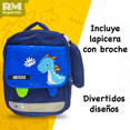 thumbnail image 4 of Mochila Escolar para Niños RM REGALOMEX Diseño Kawaii Lila, 4 of 6
