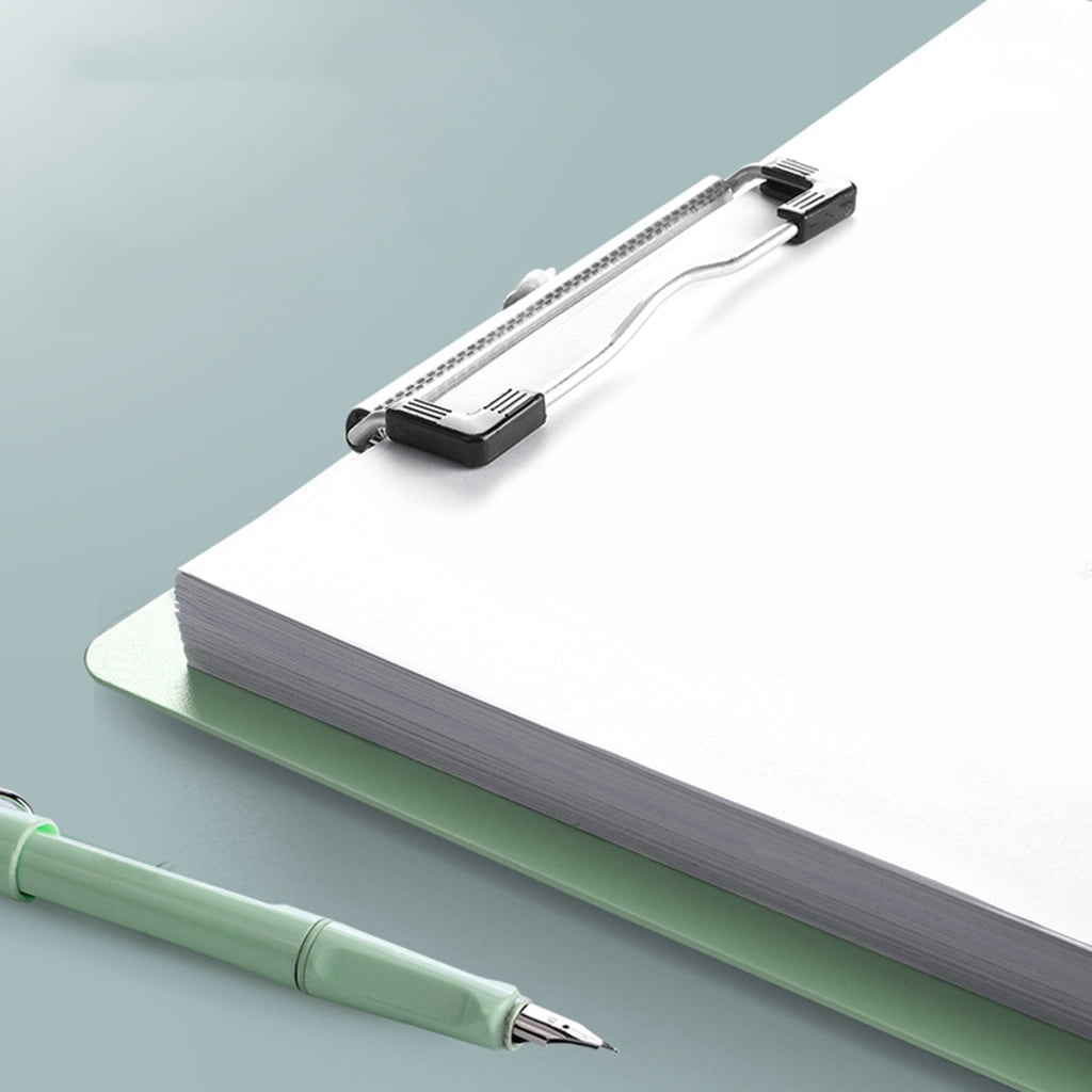 4Pcs/Pack Clipboard with Retactable Hanging Hook 12x8In Conference Writing Board