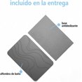 thumbnail image 4 of Tapete de Piedra Ultra Absorbente de Diatomita, Alfombra Antideslizante, Secado Rápido, Adecuado para Baño, Bañera, Ducha, Cocina (Gris oscuro), 4 of 4