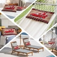 thumbnail image 6 of Valentine's Day Pillow Covers, Linen Long Throw Pillow Case, Red Truck Roses Love Plaid Wood Retro Holiday Pillow Protector Decorative Cushion Cover for Living Room/Bedroom 12" x 20", 6 of 8