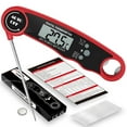 thumbnail image 4 of Meat Thermometer Digital Instant Read Thermometer Bottle Cap Opener Food Thermometer LCD Display with Backlight Waterproof Kitchen Food Thermometerfor Kitchen BBQ Grill Milk Water, 4 of 9