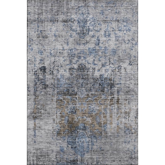 Dalyn Rugs Premium Machine Washable Mayfield AMF1144 Blue 3' x 5' Rug