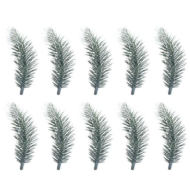 MasteelfCA 20pcs DIY Christmas Decorative Pine Picks Handmade Pine Sticks Materials (Green)