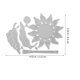 thumbnail image 2 of unbranded Herramienta Metálica Para Y Scrapbooking Con Detalle Decorativo De Girasol, 2 of 6