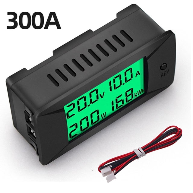 Multi-function LCD DC 0-300V Digital Voltage Current Meter Power Energy Tester