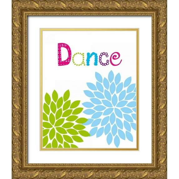Robinson, Tamara 15x18 Gold Ornate Wood Framed with Double Matting Museum Art Print Titled - Dance Flower