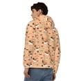 thumbnail image 4 of Uemuo Funny Sushi for Men's Fashion Full-zip Hoodies & Sweatshirts with Kangaroo Pocket, Zip-up Hooded Sweatshirt, Moisture Wicking & Breathable-XX-Large, 4 of 5