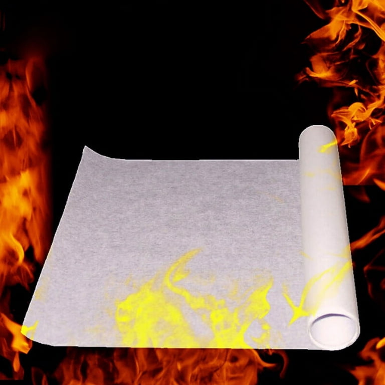 1/5pcs 20*25cm Fire Paper Flash Flame Paper Fire Paper Magic Props Effect Shock, Size: 1pc, White