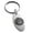 Silver, variant on Stainless Steel All Seeing Eye Emblem Engraved Small Oval Charm Keychain Keyring