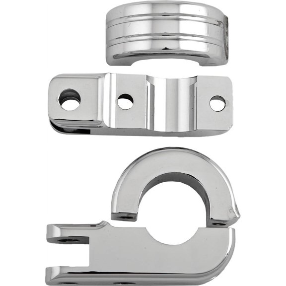 HardDrive Bar End Footpeg Male Mount Clamps, 1-1/4in