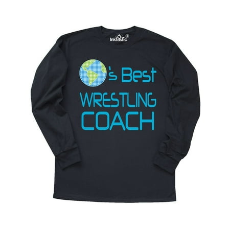 Wrestling Coach Planets Best Long Sleeve T-Shirt (Best Dressed Man On The Planet)