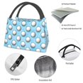 thumbnail image 4 of Easygdp Golf Balls 1 Bolsa de Almuerzo Insulada Reutilizable, Bolsa de Mano y Bandolera para Oficina, Trabajo, Viajes, 4 of 6