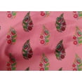 thumbnail image 4 of oneOone Cotton Poplin Fabric Leaves & Floral Block Print Sewing Fabric BTY 42 Inch Wide, 4 of 4