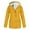 Yellow, variant on Women's Plus Velvet Outdoor Solid Color Waterproof Ski Jacket Warm Winter Snow Coat Mountaineering Hooded Coat