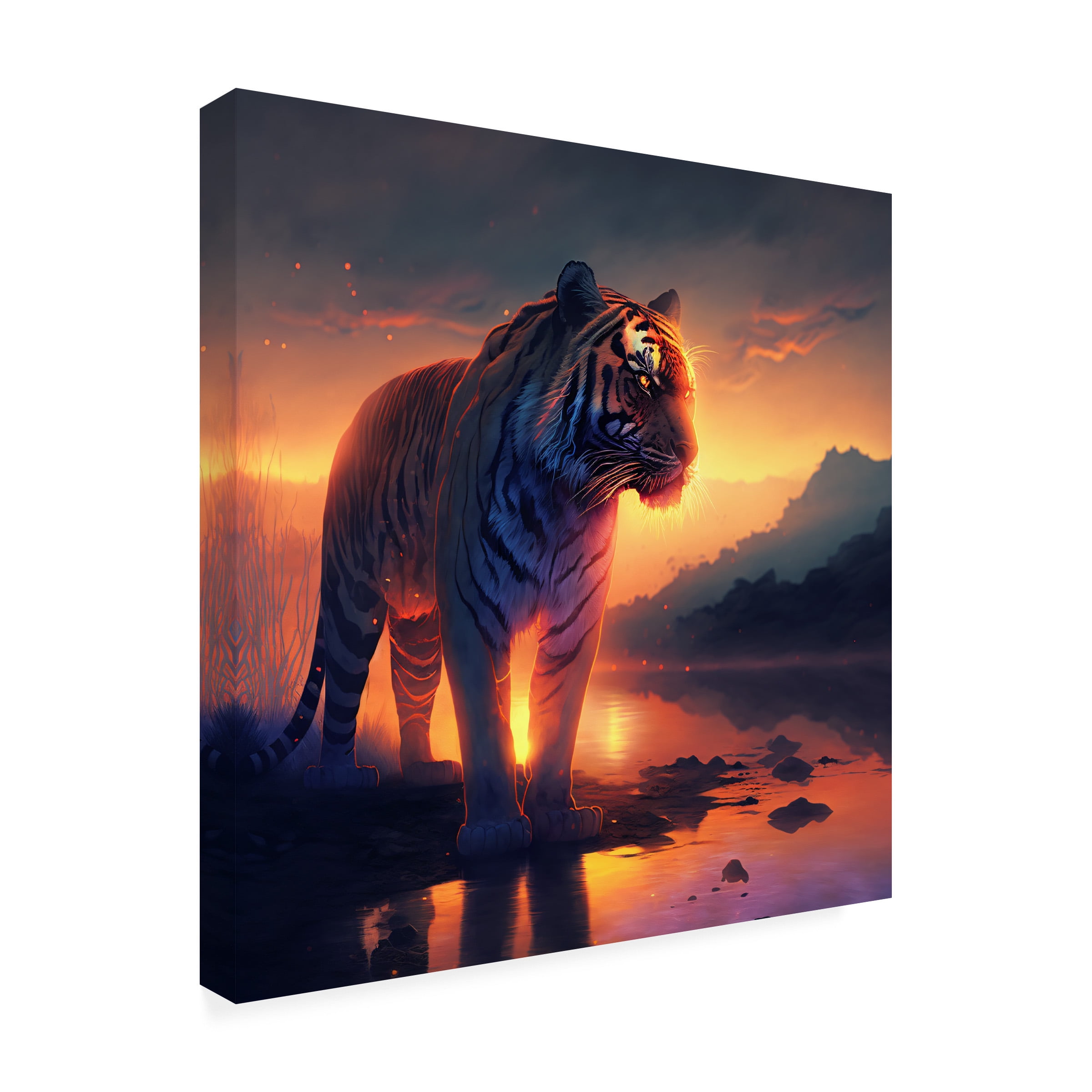 Canvas Wall Art - Ray Heere 'Desert Of Dreams 19' Wall Art for Living Room, Bedroom, or Office DÃ©cor by Trademark Fine Art - 14 x 14 Inches